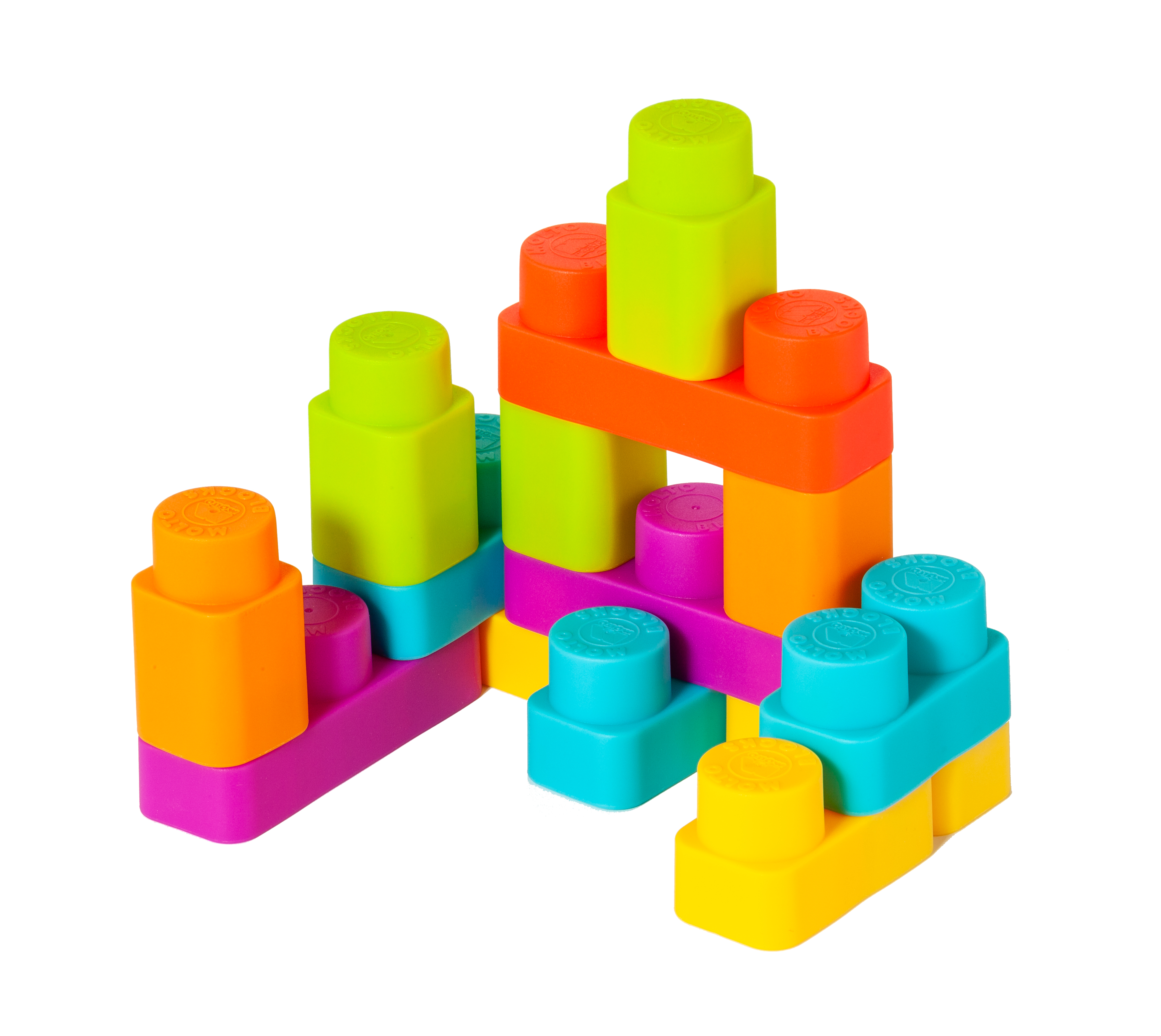 Jeu de Blocs de Construction Colorés - Jouet Éducatif d'Assemblage
