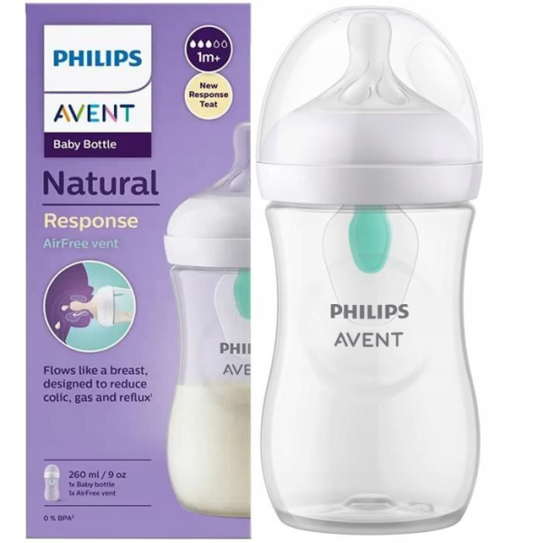 Biberon Natural Response Airfree 1M Avent
