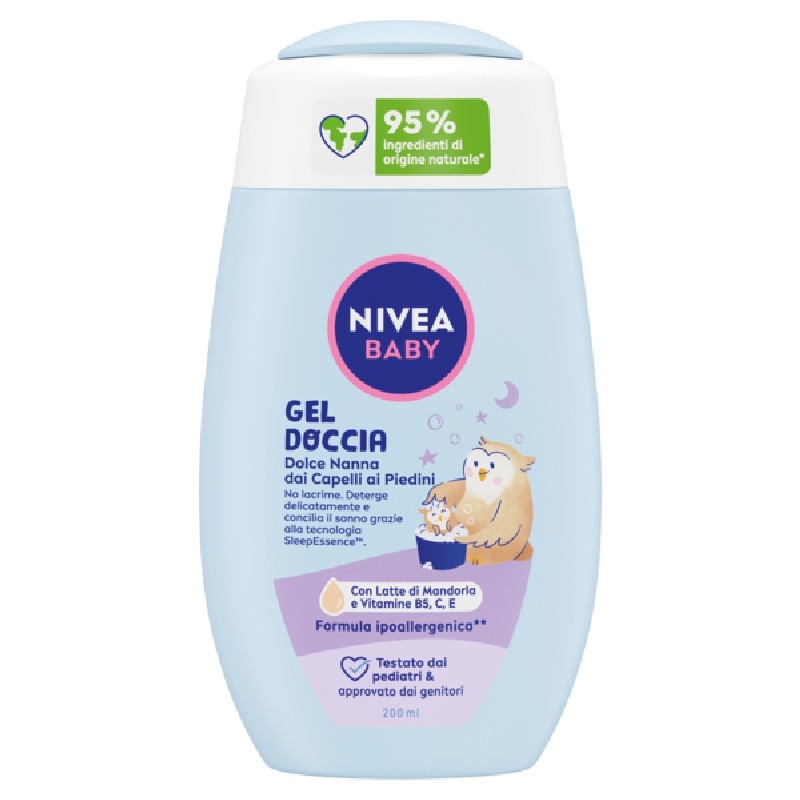 Gel douche bébé Nivea Baby - Soin doux hypoallergénique
