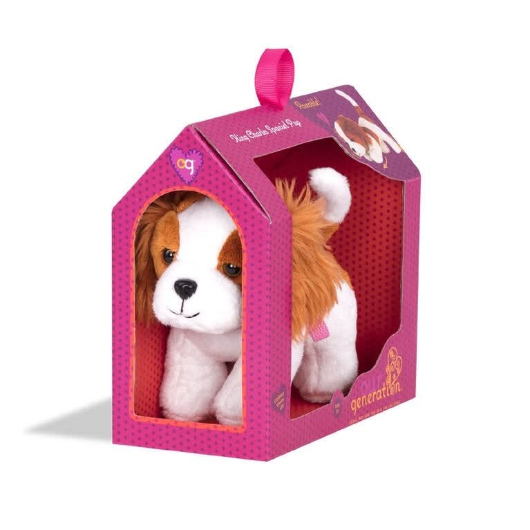 Peluche Chien Cavalier King Charles Floppipup 40 cm