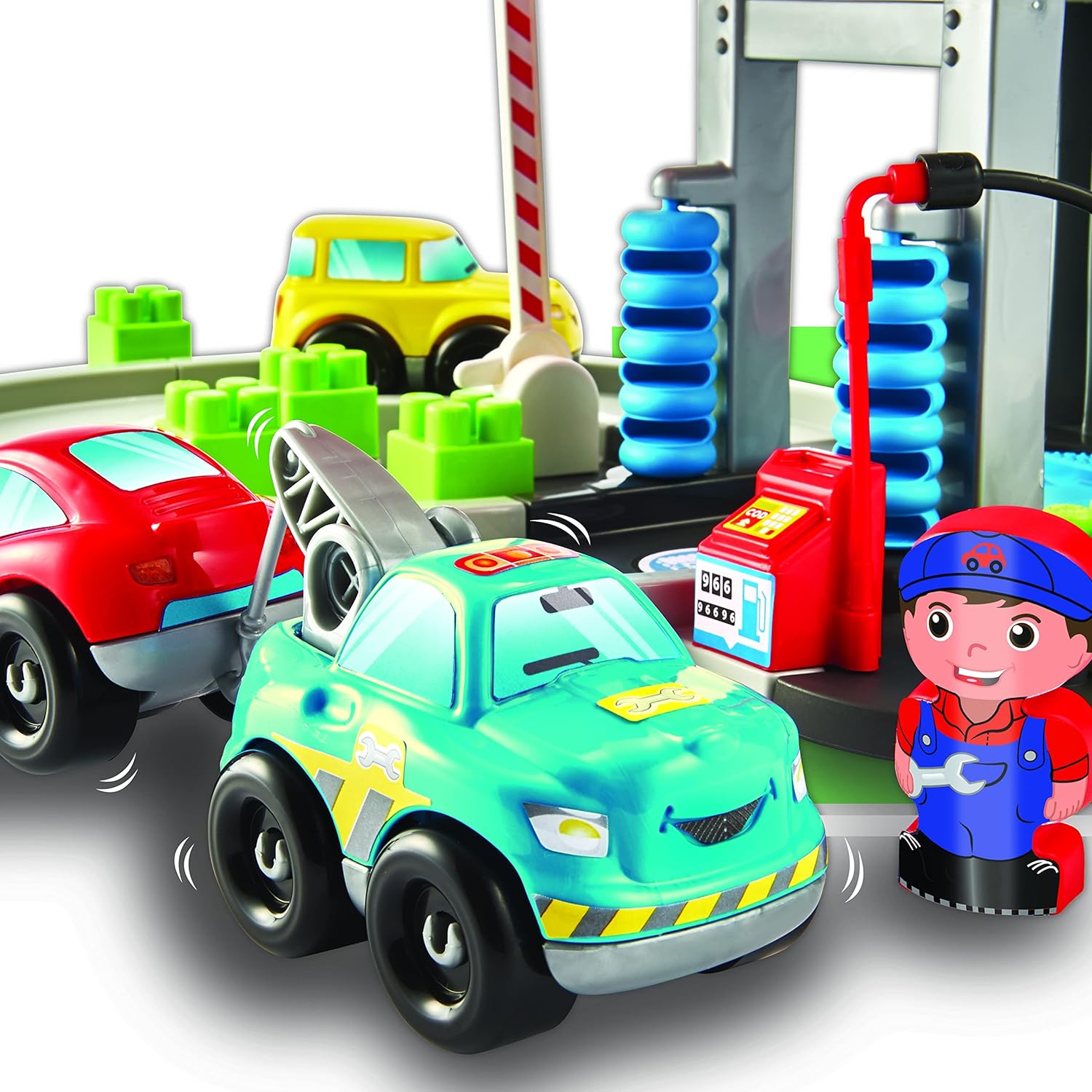 Garage interactif ABrick à trois étages avec 3 voitures