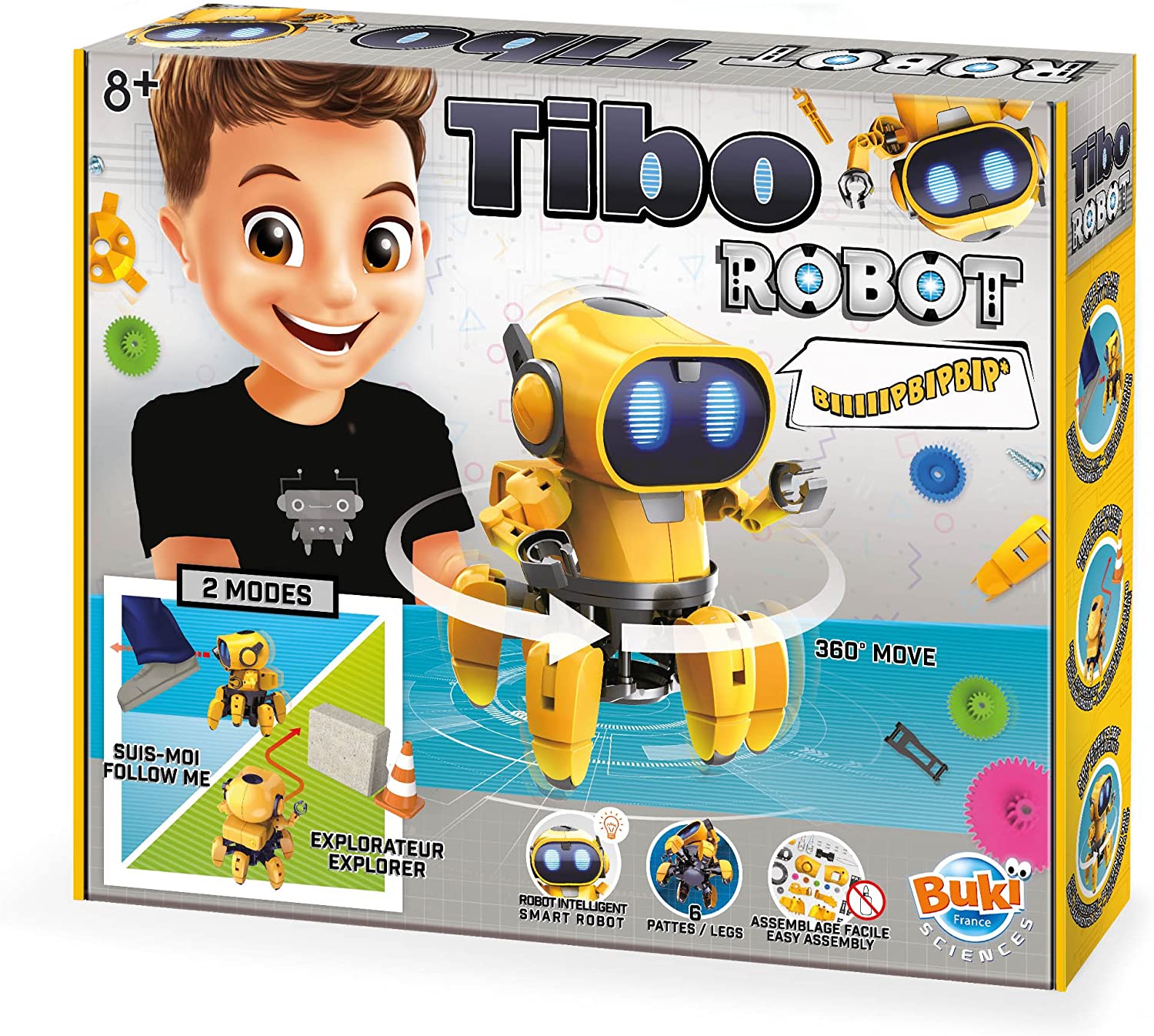 Robot Marko Intelligent Jaune avec Télécommande Infrarouge