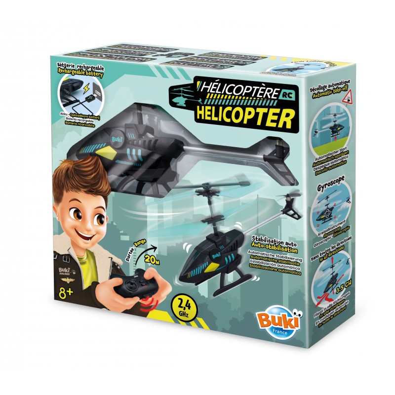 Hélicoptère Télécommandé RC Buki France 23 cm