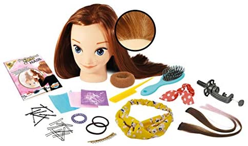 Studio coiffure professionnel avec tête à coiffer réaliste
