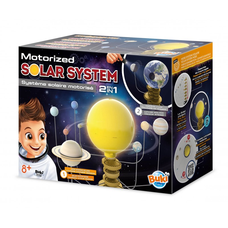 Système Solaire Motorisé - Kit Éducatif 8 Planètes