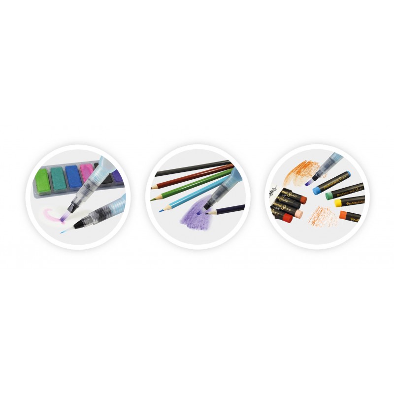 Trousse à Dessin Complète - 35 Feuilles et Accessoires