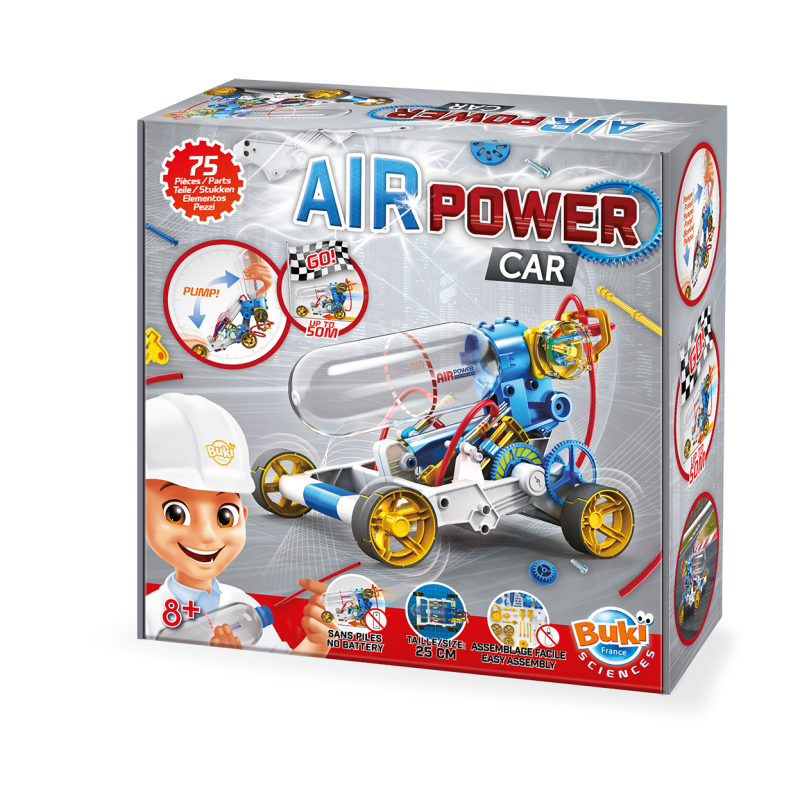 Air Racing Car - Voiture de course propulsée à l'air comprimé