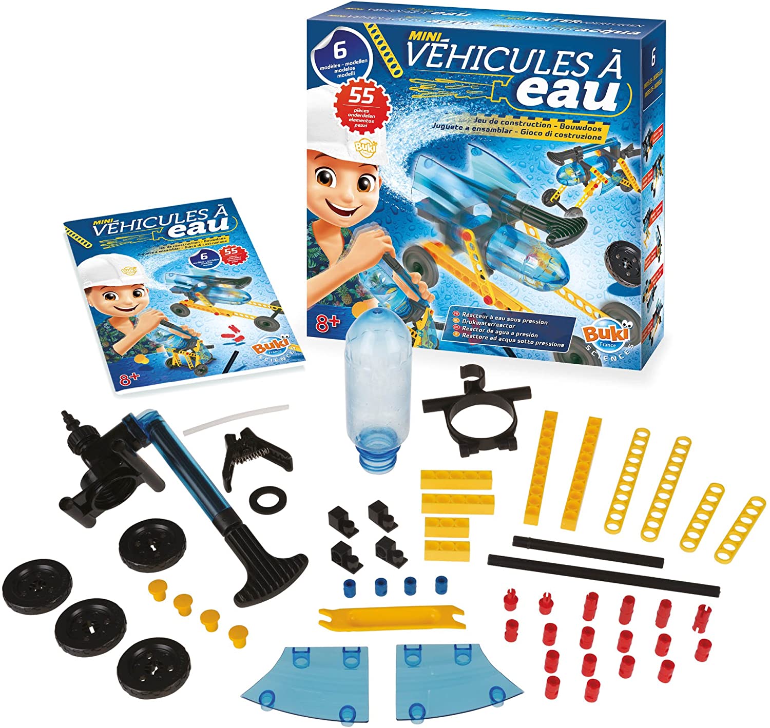 Coffret Véhicules à Eau - 13 Modèles Hydropneumatiques