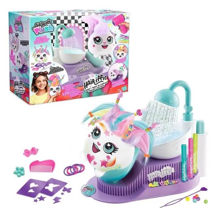 Salon de Coiffure Interactif Hair'iffic - Airbrush pour Peluches