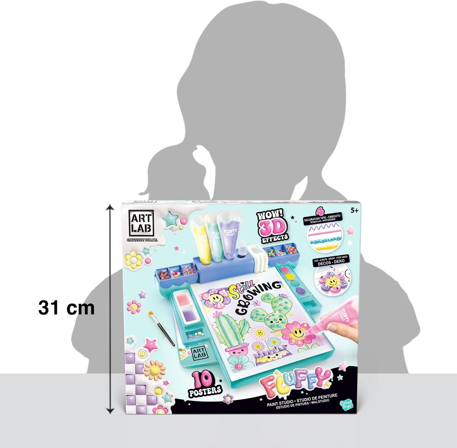 Studio de Peinture Fluffy 3D - Art Lab Canal Toys