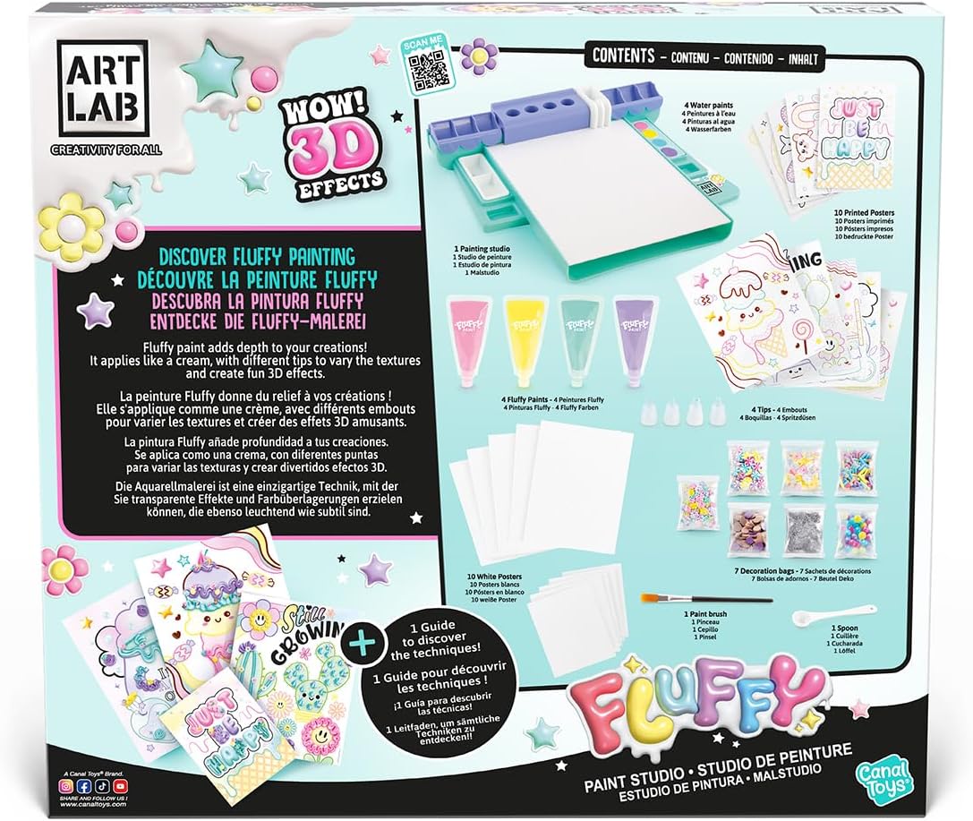 Coffret Studio de Peinture Fluffy 3D - Art Lab