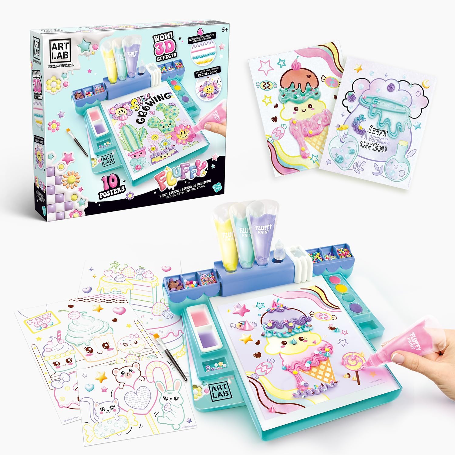 Studio de Peinture Fluffy 3D - Atelier Créatif Canal Toys