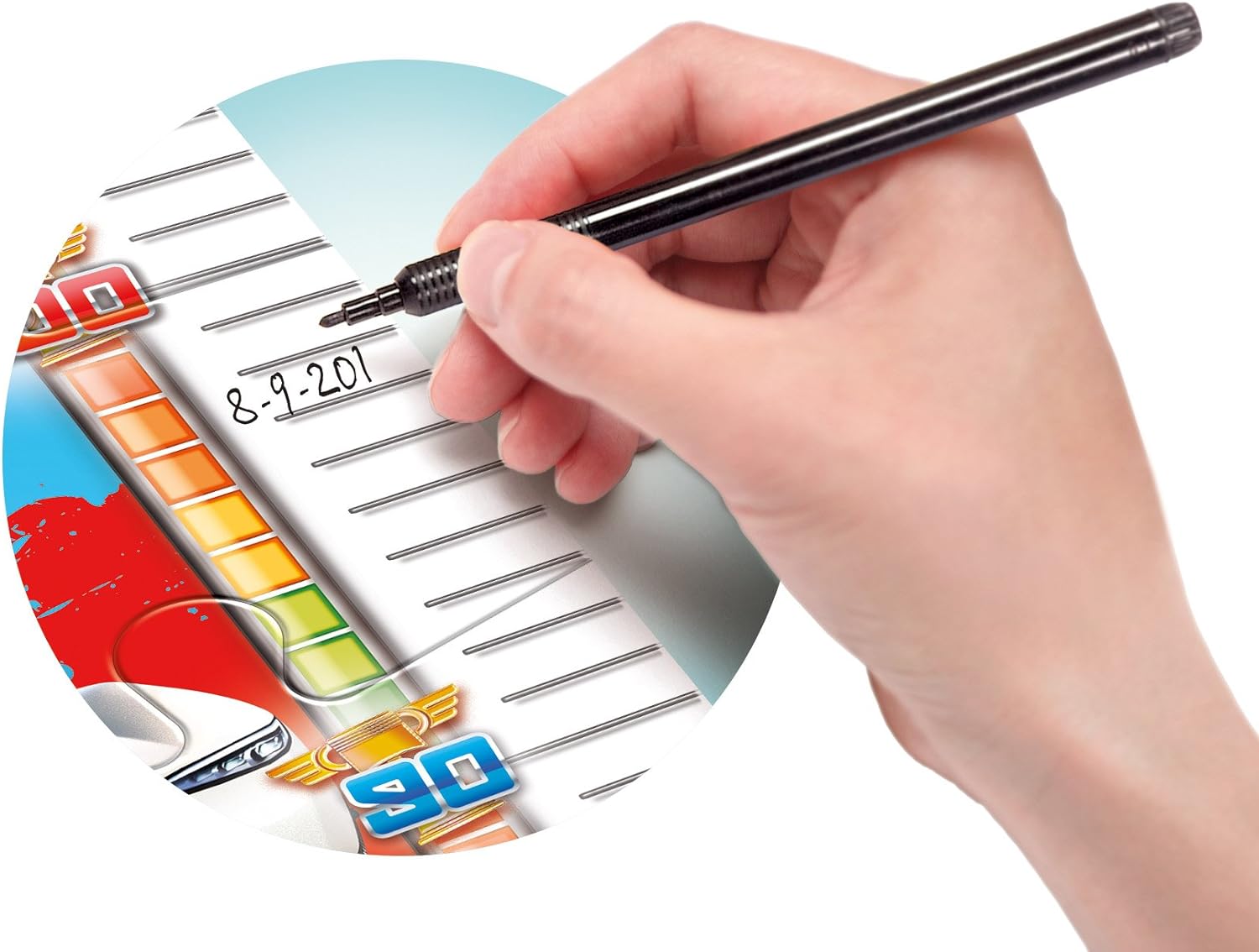 Cahier à colorier numéroté Clementoni