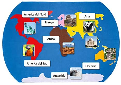 Puzzle Éducatif Carte du Monde 250 Pièces - Découverte des Continents