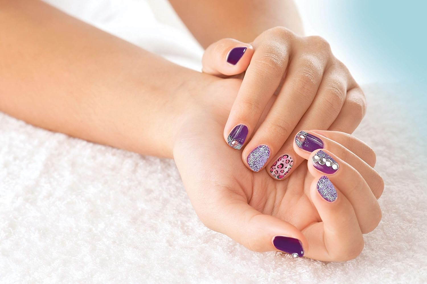 Coffret Nail Art Crazy Chic - Vernis à ongles enfant paillettes