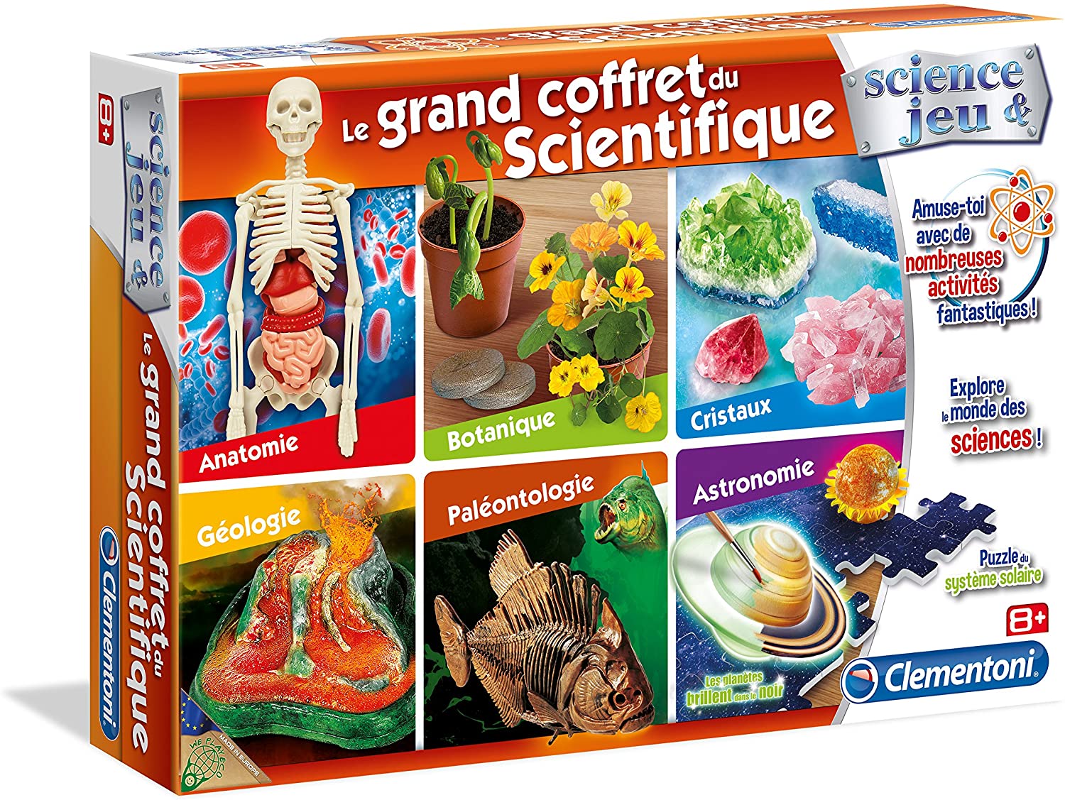 Grand Coffret du Scientifique - Kit Expériences Clementoni