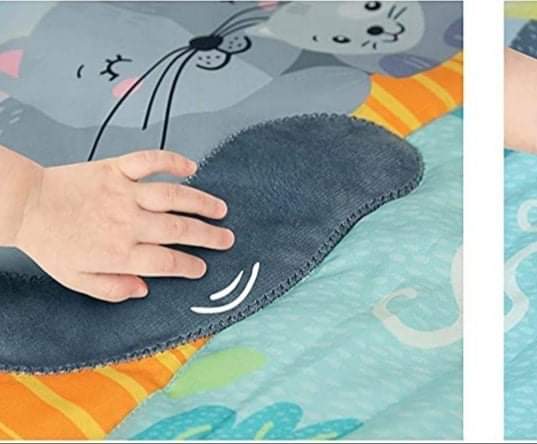 Tapis d'éveil rembourré Clementoni avec animaux et fermeture éclair
