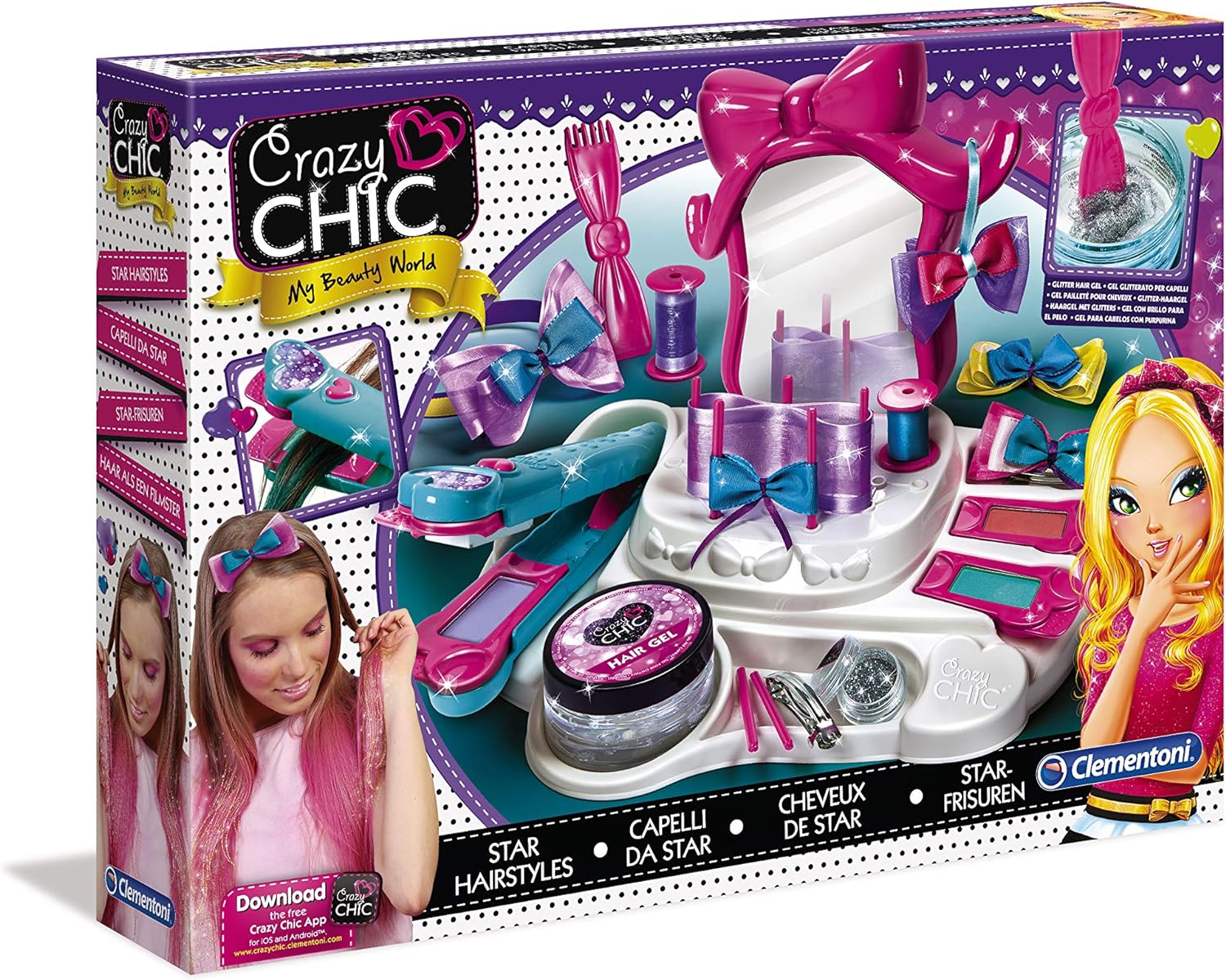 Coffret Crazy Chic Cheveux de Star - Maquillage et Coiffure