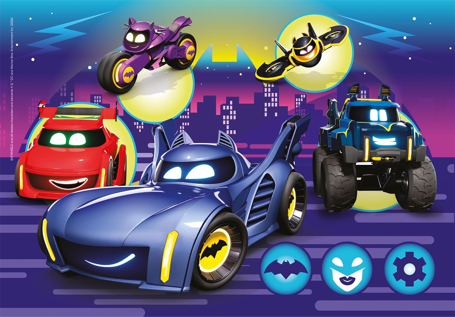Puzzle Batwheels 2x20 pièces - Clementoni