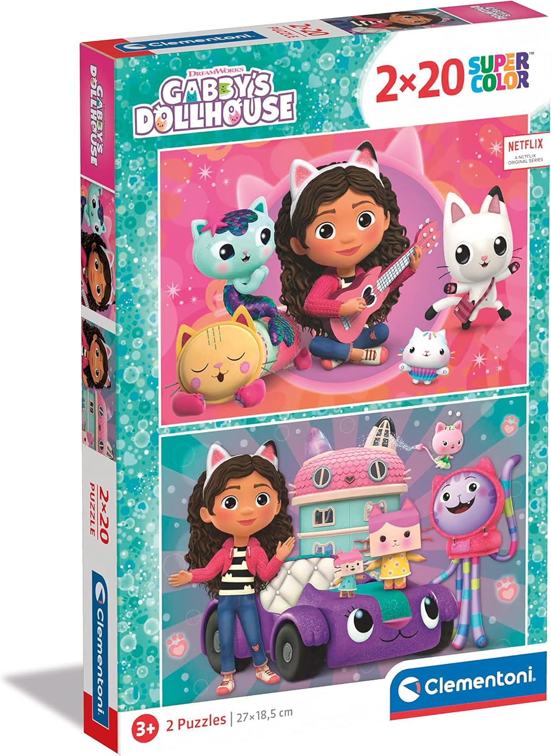 Puzzle Gabby's Dollhouse 2x20 pièces