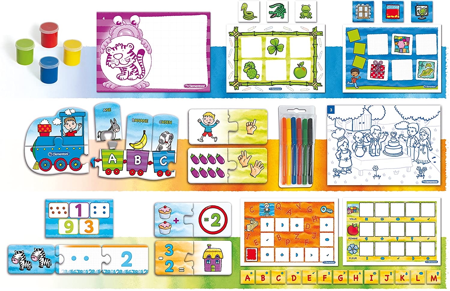 La Maternelle - Jeu éducatif Clementoni 11 activités