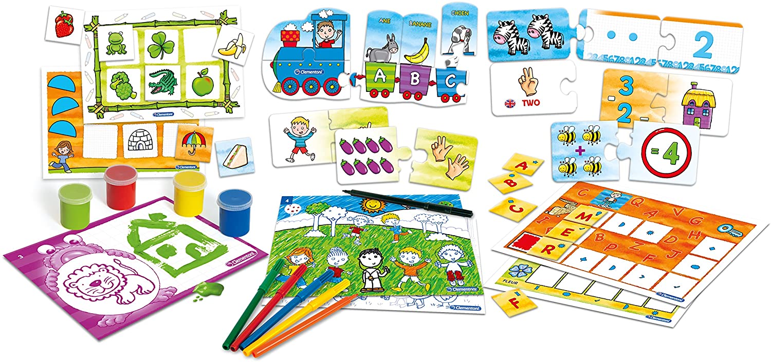 Coffret La Maternelle - 12 jeux éducatifs Clementoni