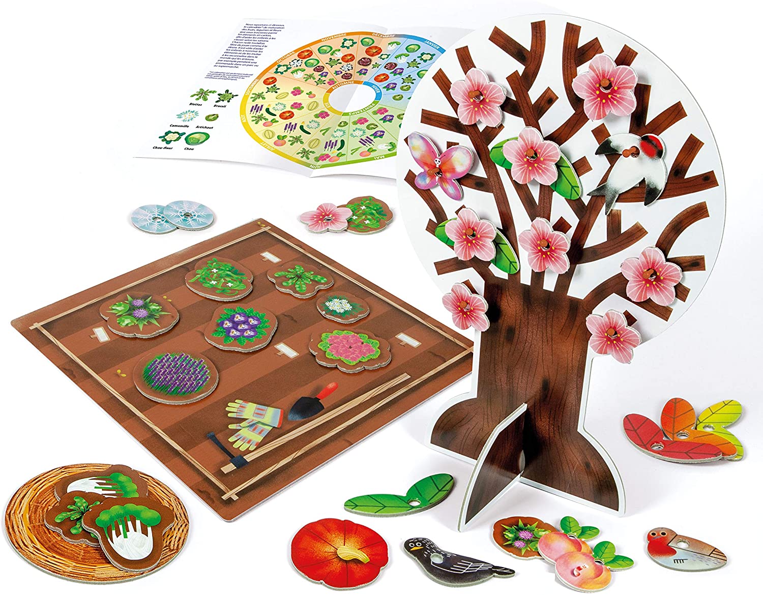 Jeu éducatif L'heure, les mois et les saisons - Clementoni