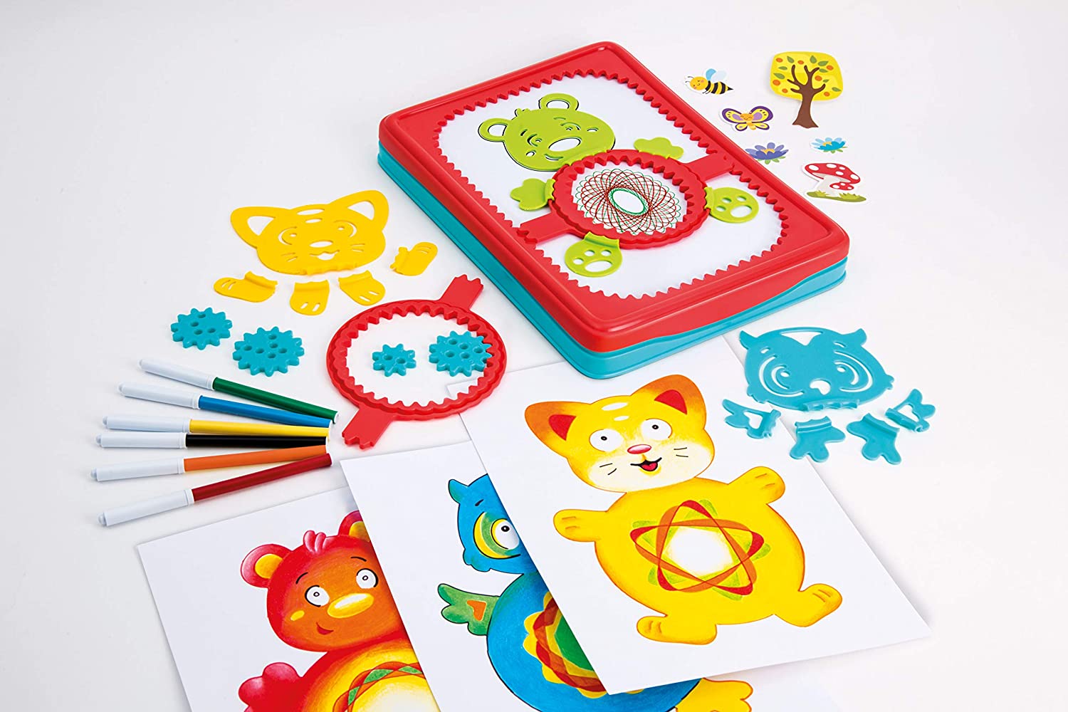 Kit Créatif Spirally Animals - Dessins et Spirographe