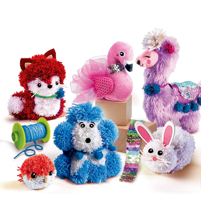 Kit Créatif Pompons Colorés - Loisir Créatif Clementoni