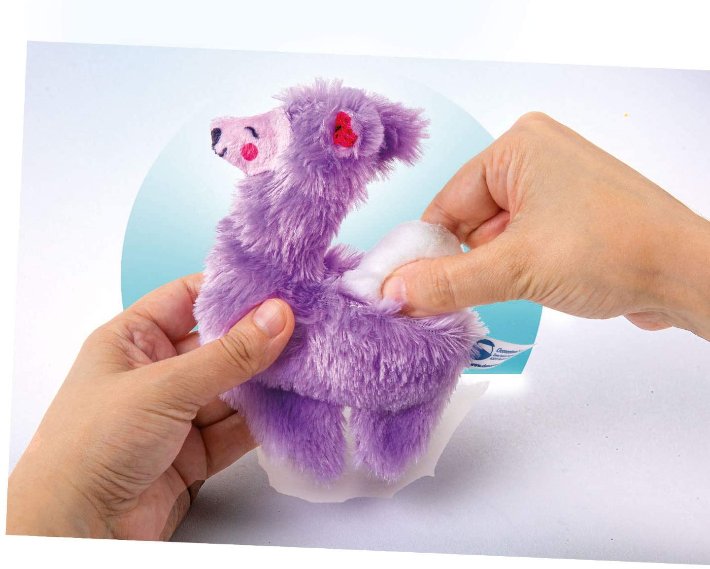 Kit Création de Pompon Lama Violet Clementoni