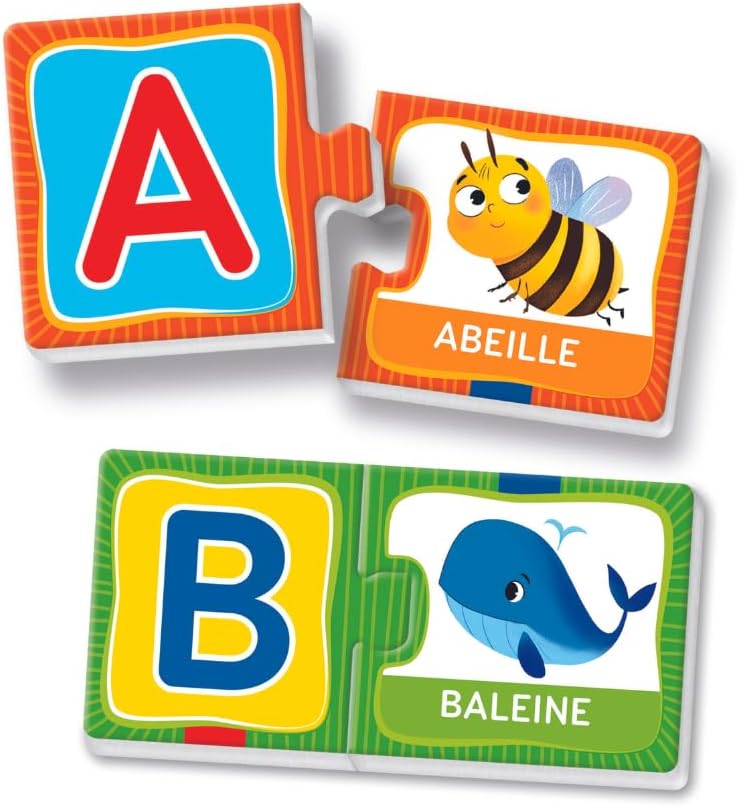 Puzzle Alphabet Clementoni - 26 Mini-Puzzles Éducatifs Lettres