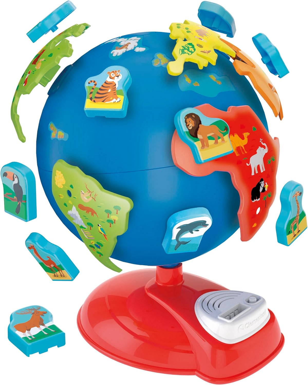 Globe interactif découverte animaux avec stylet