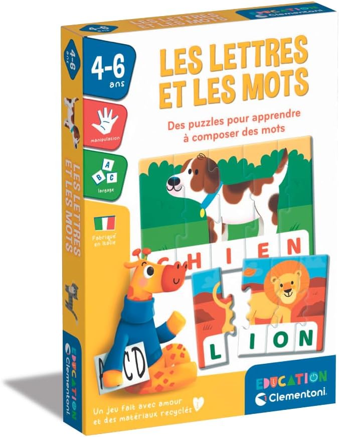Les Lettres et les Mots - Jeu Éducatif Clementoni