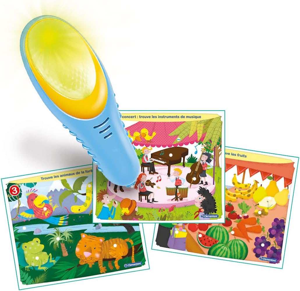 Lampe Torche Interactive Clementoni avec Histoires