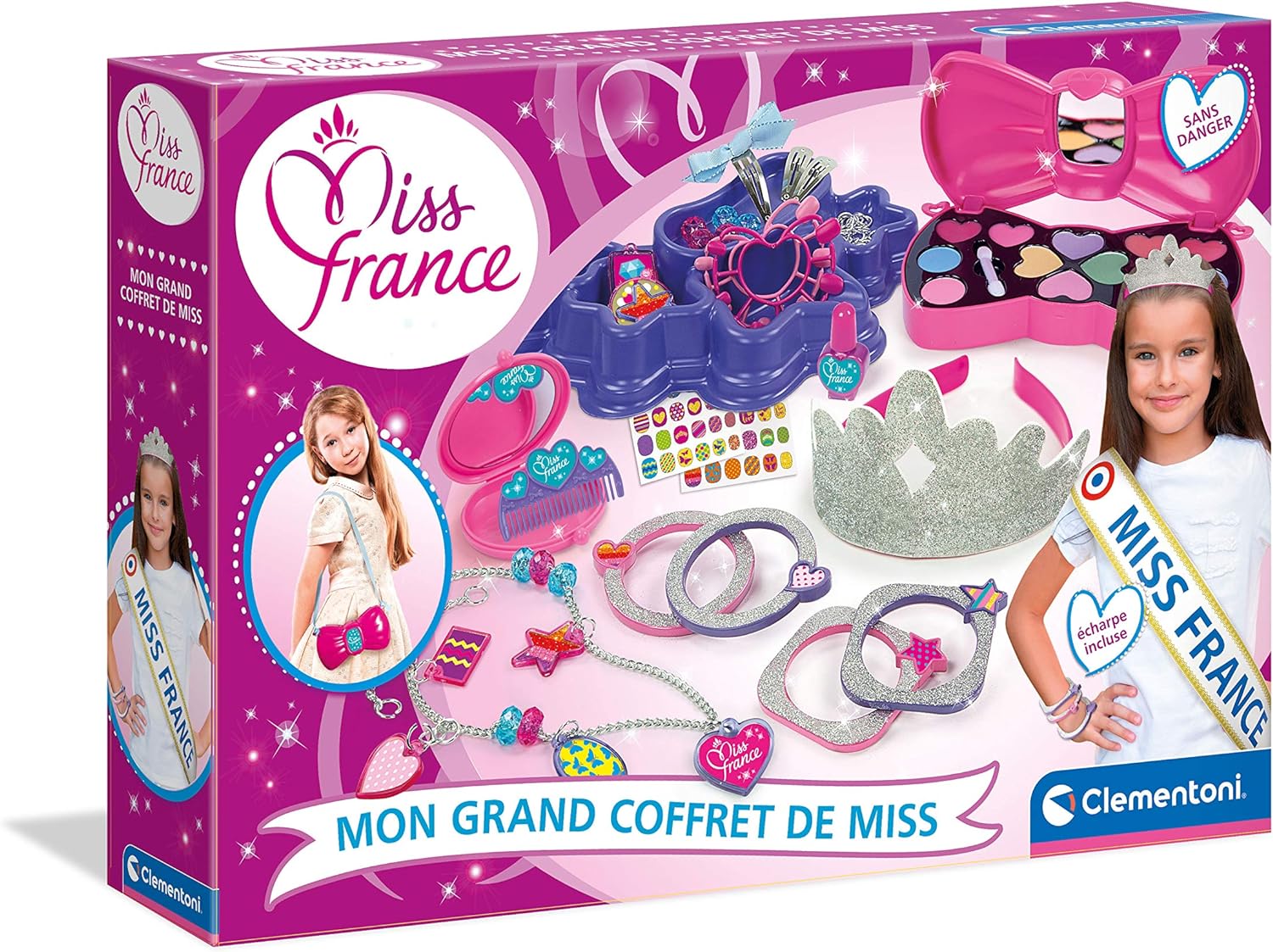 Grand Coffret de Beauté Miss France Clementoni