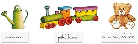 Cartes de Nomenclature Montessori - Jeu d'Association Images et Mots