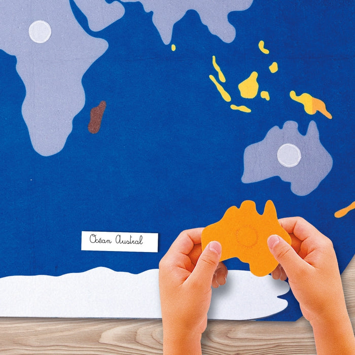 Puzzle Montessori Le Monde - Océan Austral Clementoni