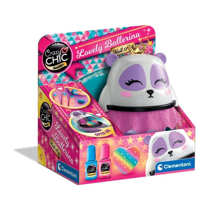 Kit Manucure Lovely Ballerina - Trousse de Maquillage avec Vernis et Lime