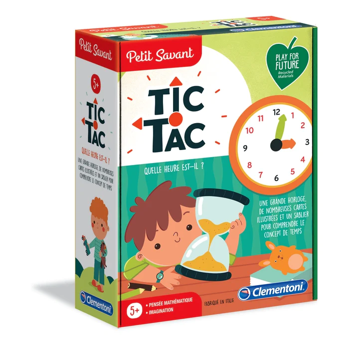 Horloge Éducative Tic Tac - Apprentissage de l'Heure