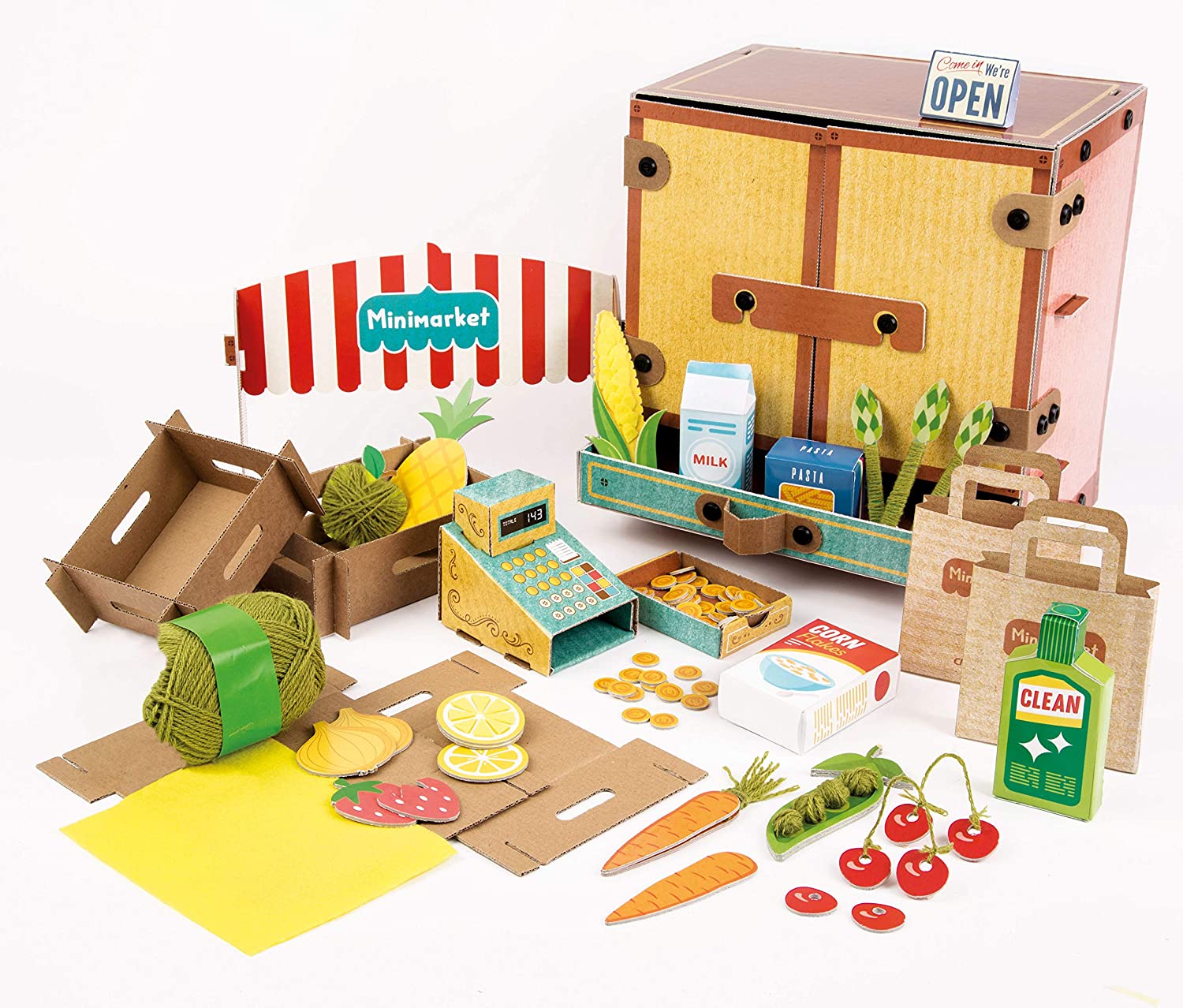 Mini Market Créatif Clementoni - Jeu de Loisir Créatif