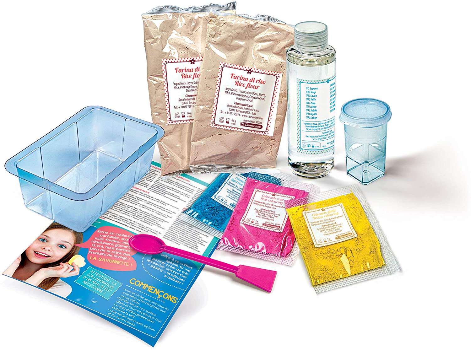 Mon laboratoire des savons - Kit créatif DIY Clementoni