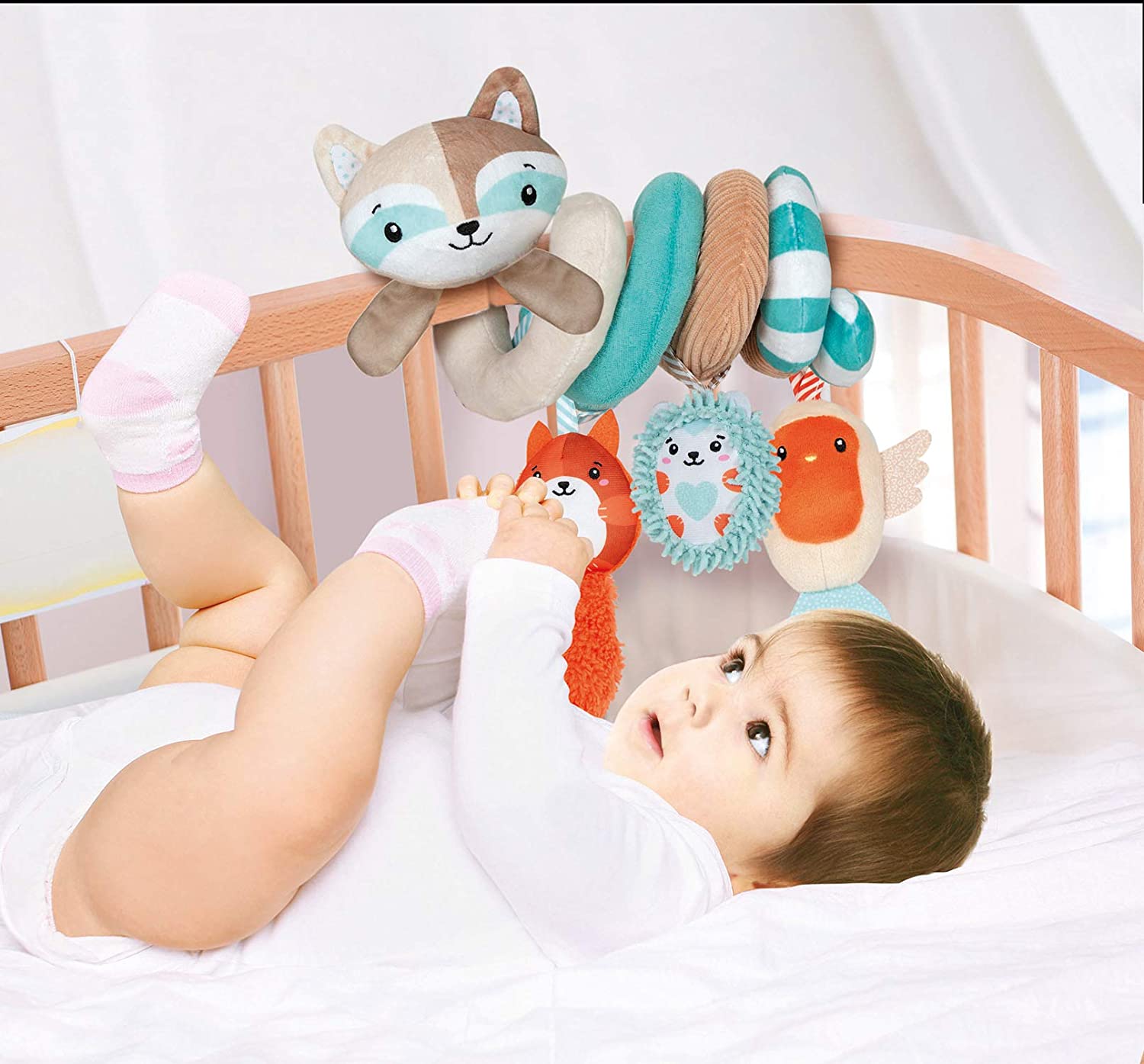 Spirale d'activités animaux Clementoni - Jouet d'éveil portable