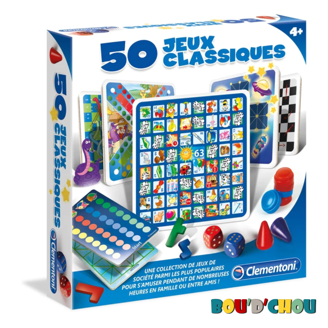 50 Jeux Classiques Clementoni