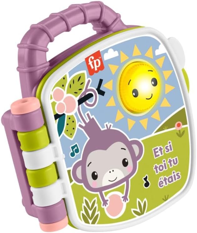 Livre Interactif du Singe Violet Fisher Price
