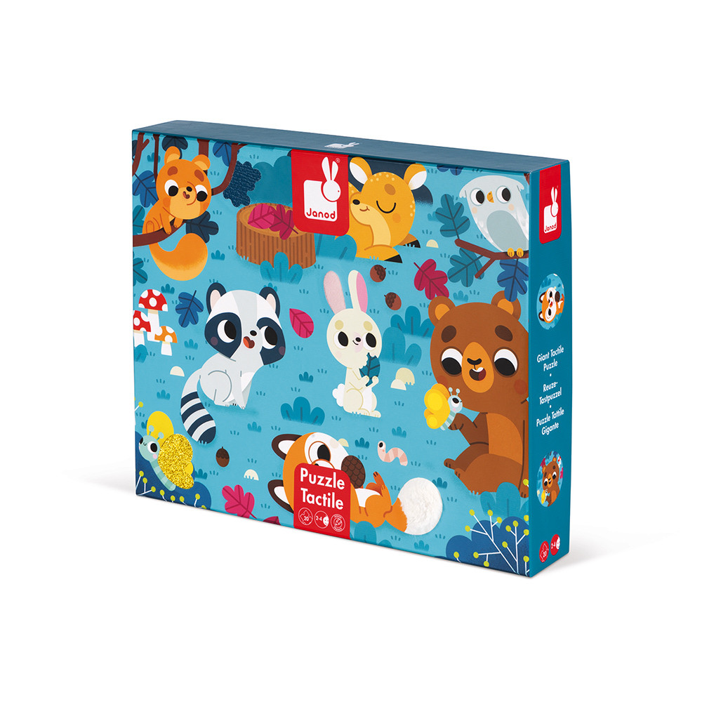 Puzzle Tactile Les Animaux De La Foret 20 Pcs (5)