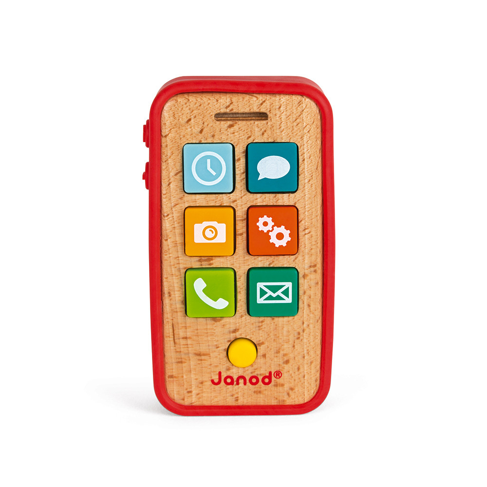 Telephone Sonore Bois Et Silicone (1)