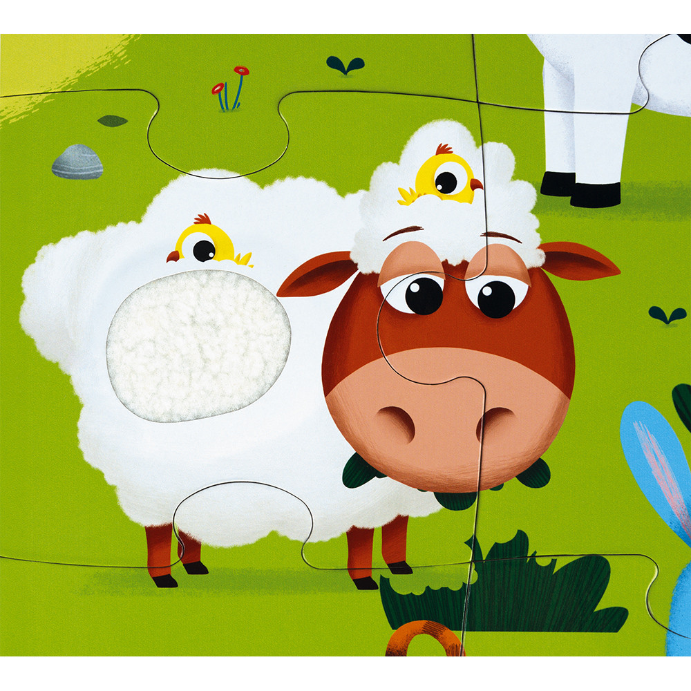 Puzzle Tactile De La Ferme 20 Pcs (2)