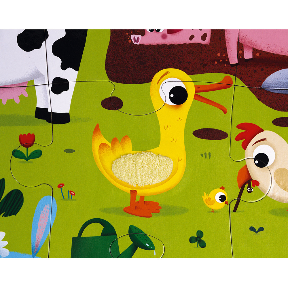 Puzzle Tactile De La Ferme 20 Pcs (3)