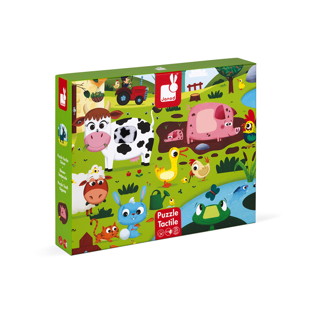 Puzzle Tactile De La Ferme 20 Pcs (5)