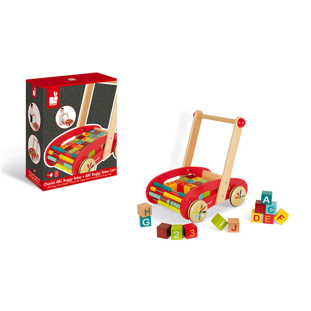 Chariot Abc Buggy Tatoo 30 Cubes Bois (4)
